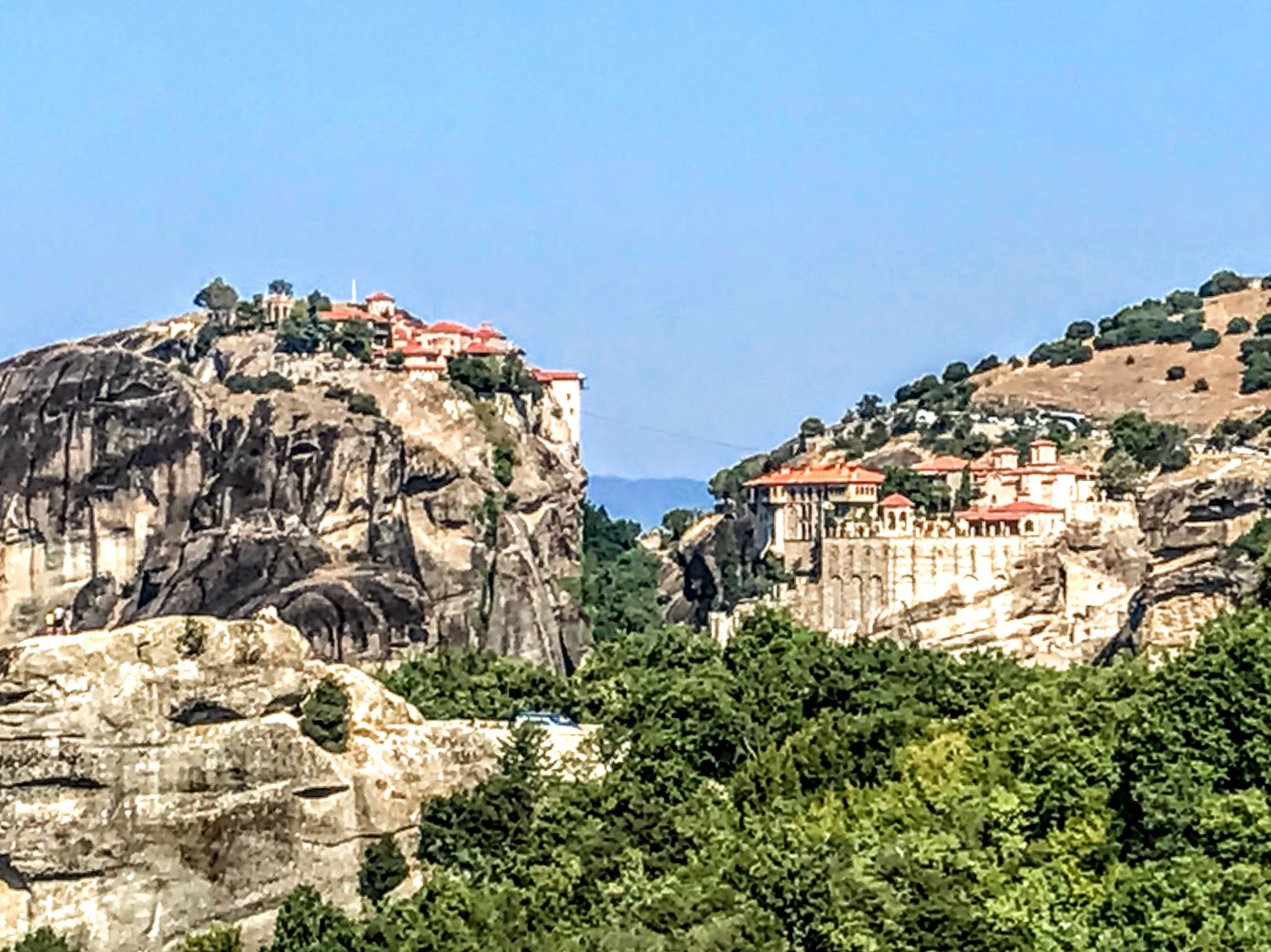 Patrick Comerford The pinnacles of Meteora form a unique combination