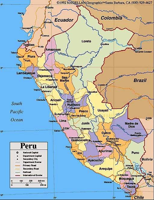 Organización Política Y Administrativa Del Territorio Peruano