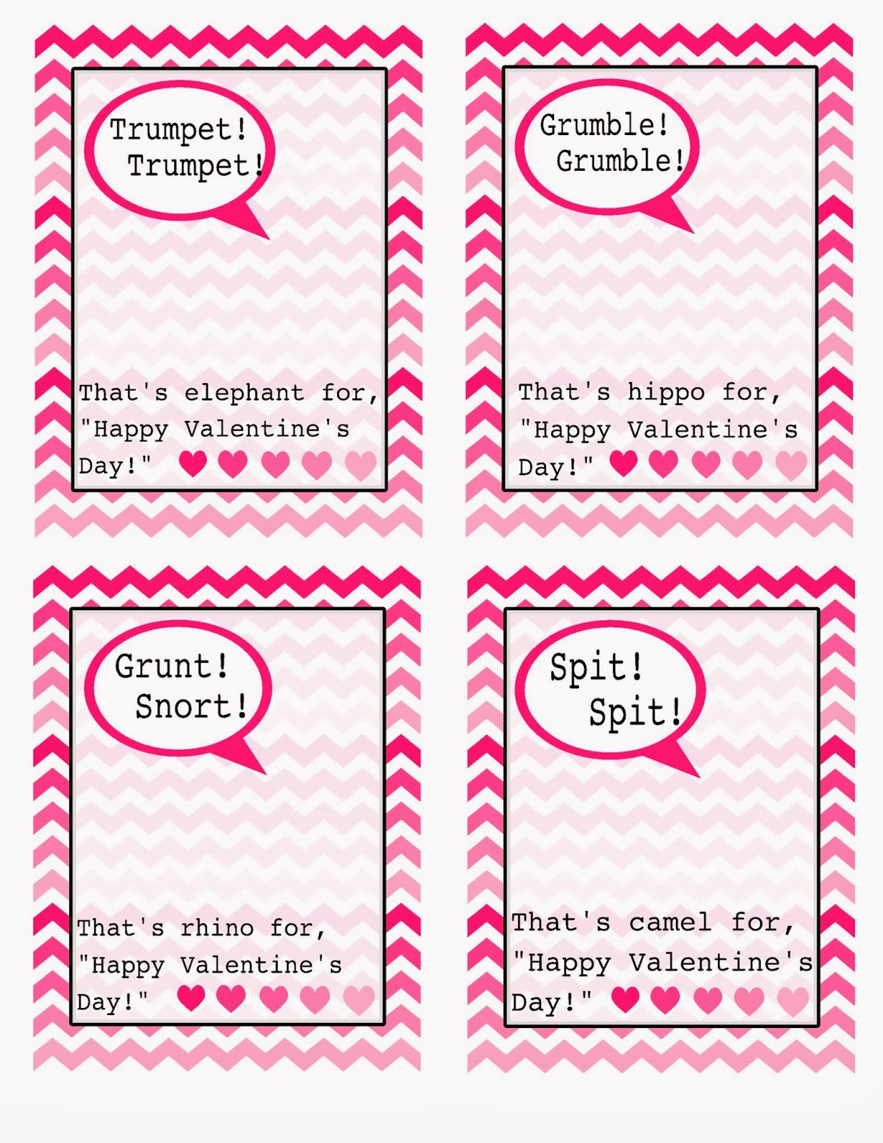 Free Happy Valentines Day Card Template