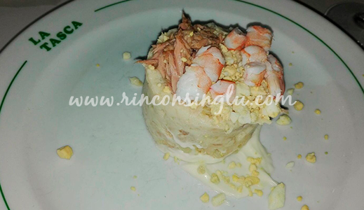 ensaladilla sin gluten la tasca