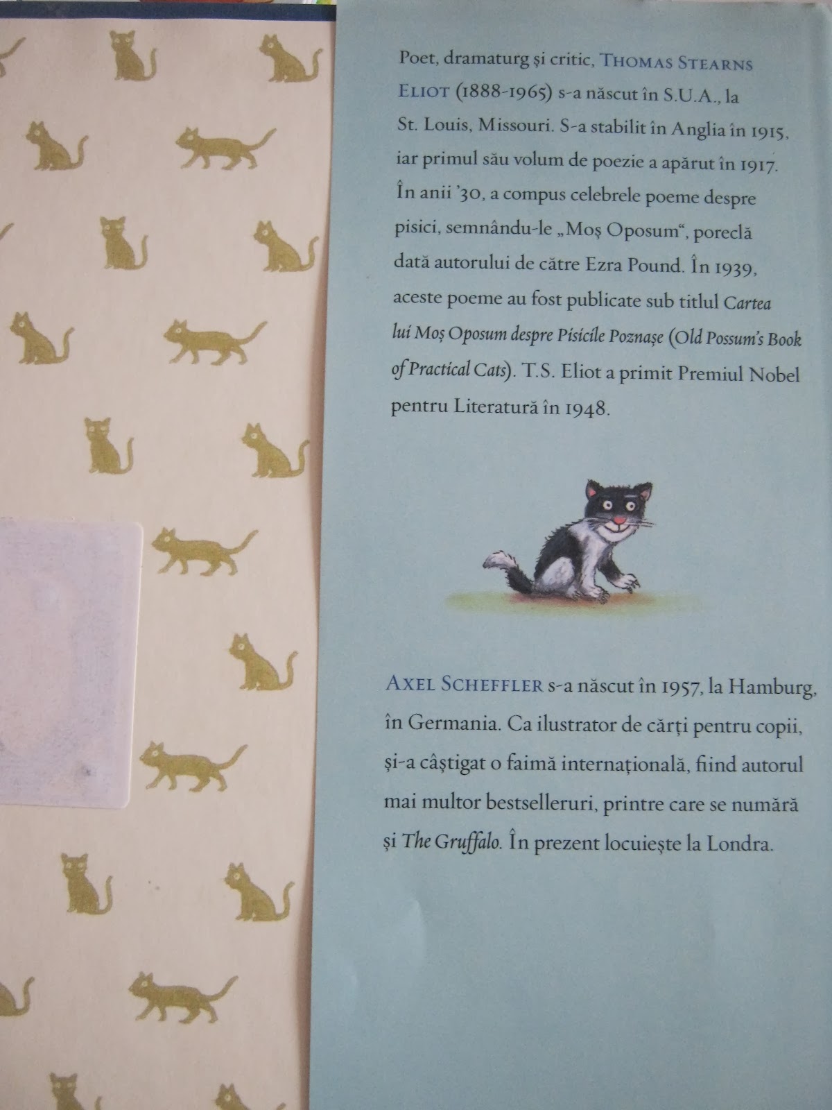 Banchet molipsitor Siliciu cartea lui mos oposum despre pisicile poznase espr2019.org