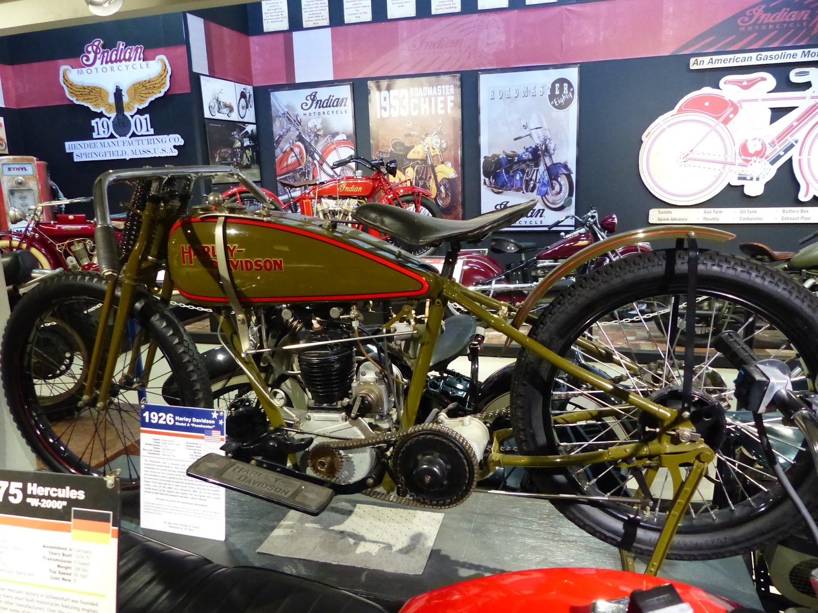 OldMotoDude 1926 HarleyDavidson Model A Peashooter Board Track Racer