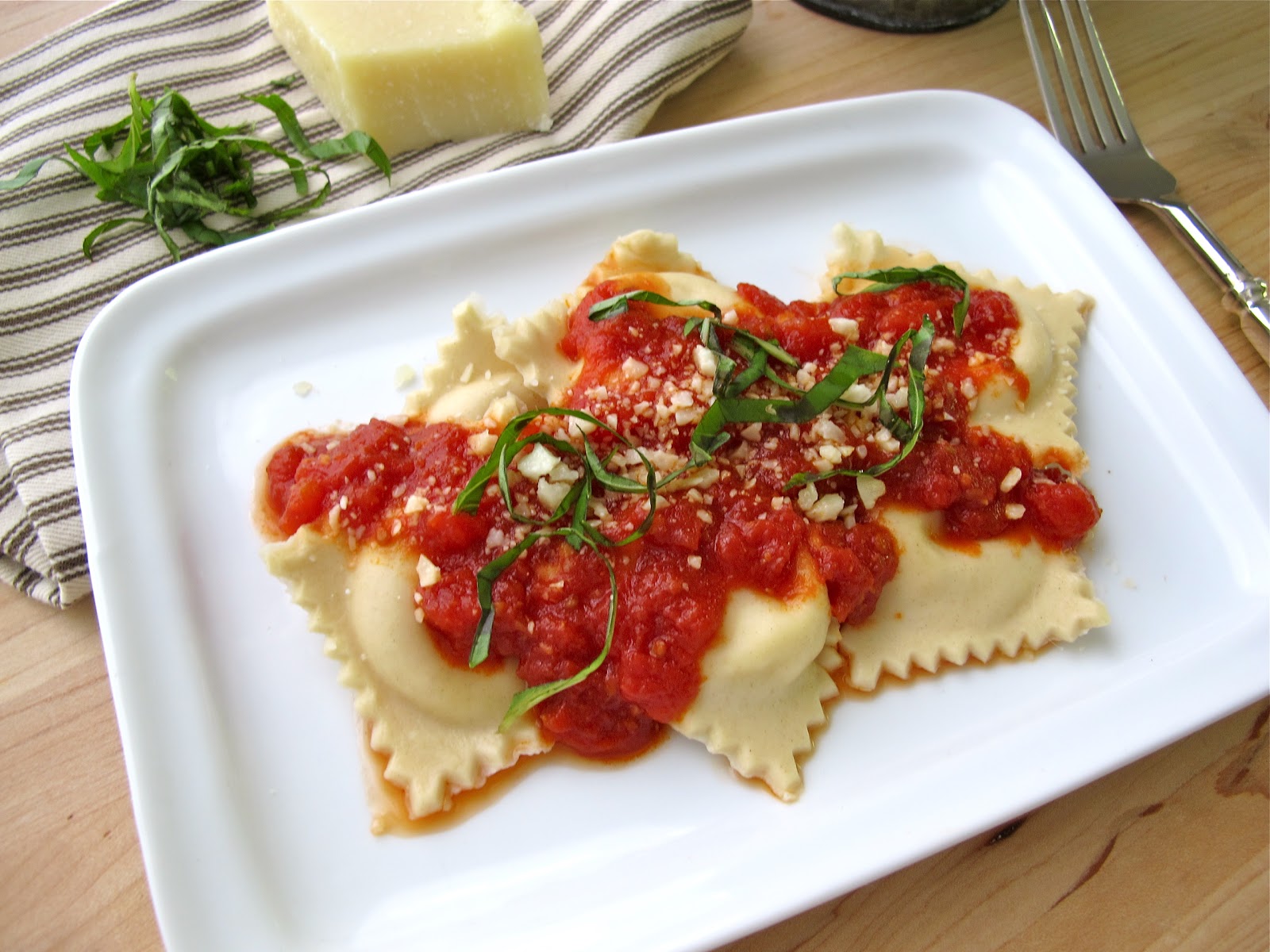 Jenny Steffens Hobick: Easy Homemade Ravioli Recipe | Ricotta Cheese ...