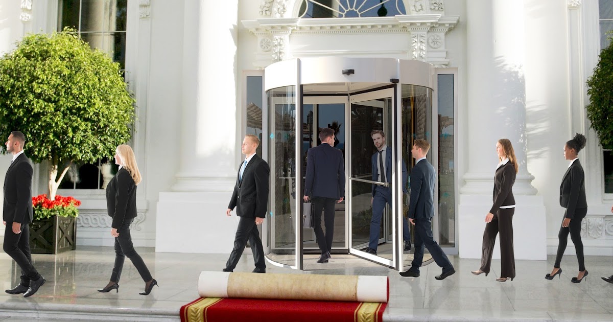 The Postillon White House fitted with revolving door so staff can be
