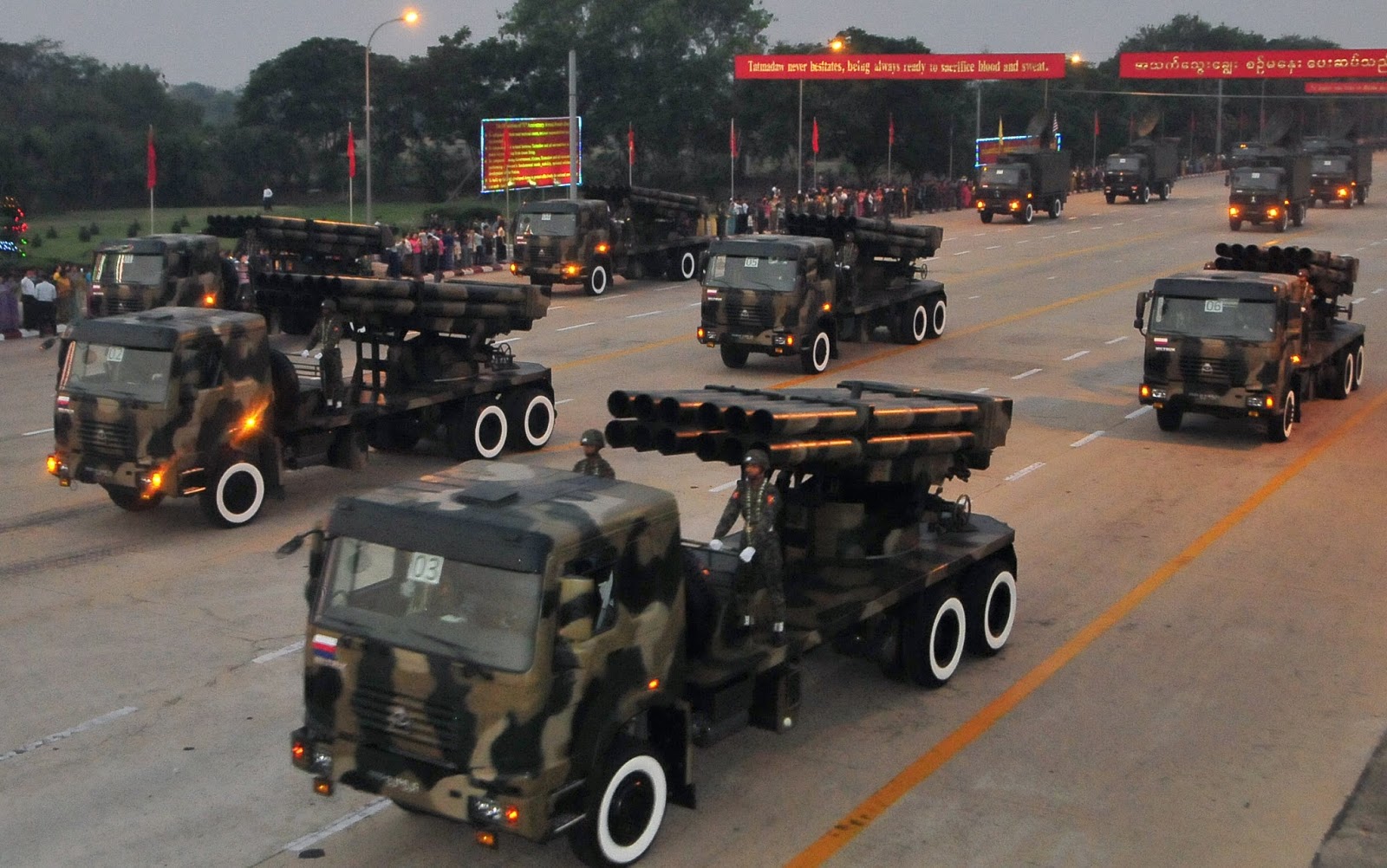 Asian Defence News Myanmar Photos of 71st Armed forces Day parade
