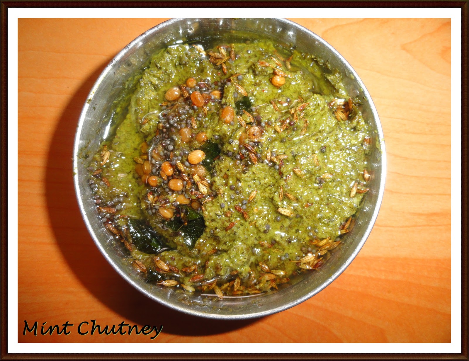 Pudina Pachadi/Mint Chutney