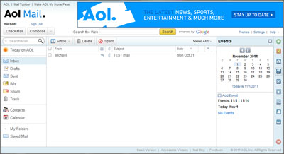 Situs Penyedia Layanan Membuat Email AOL Mail