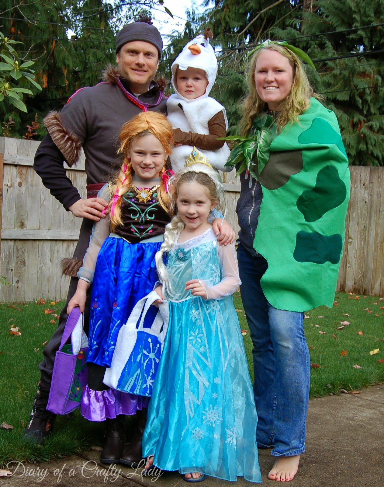 Diary of a Crafty Lady: Happy Halloween! From the Frozen Family 2014