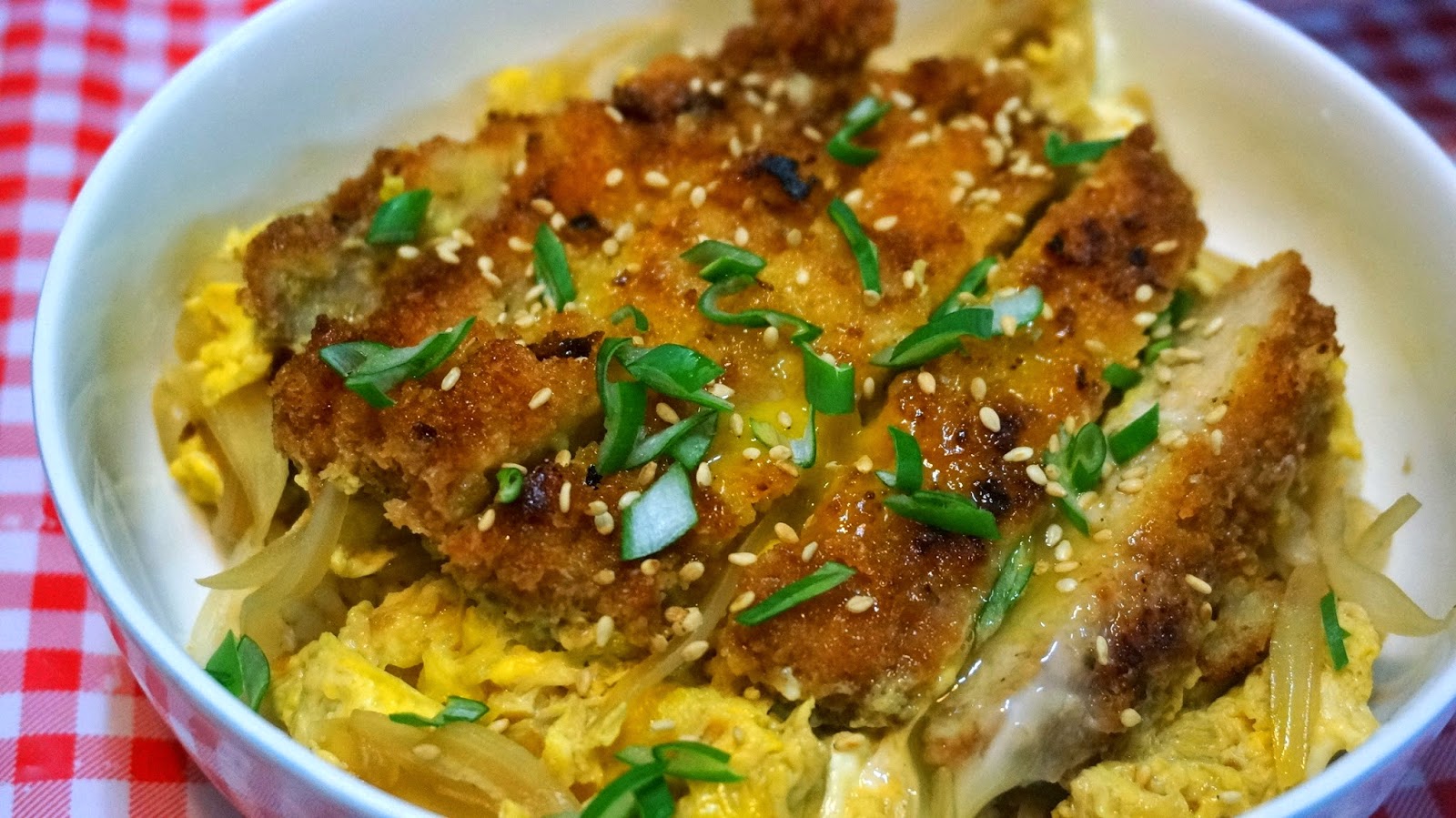 Recipe Katsudon (Tonkatsu Over Rice or 가스동)
