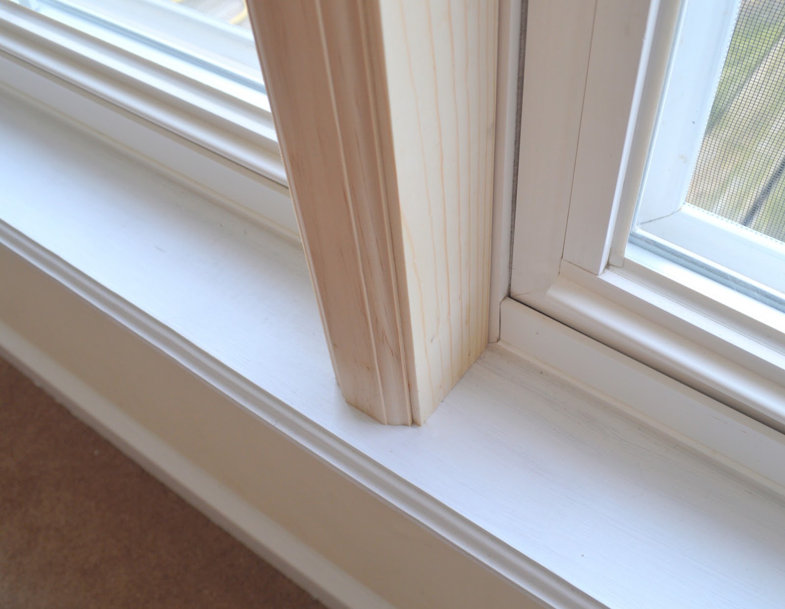 Adding Casing to Drywall Return Windows Bumbleberries Boutique