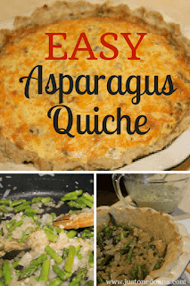 Easy Asparagus Quiche