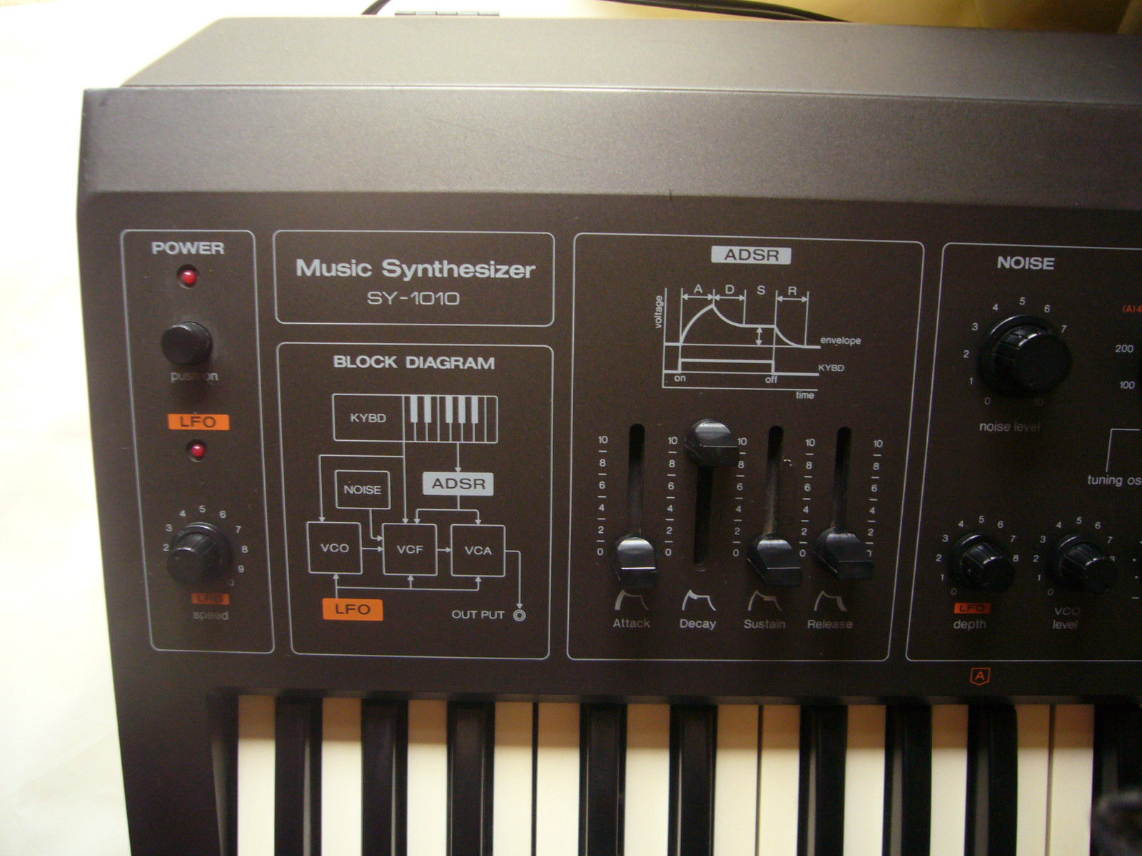 MATRIXSYNTH RARE TECHNICS SY 1010 VINTAGE JAPANESE SYNTHESIZER SN CA7