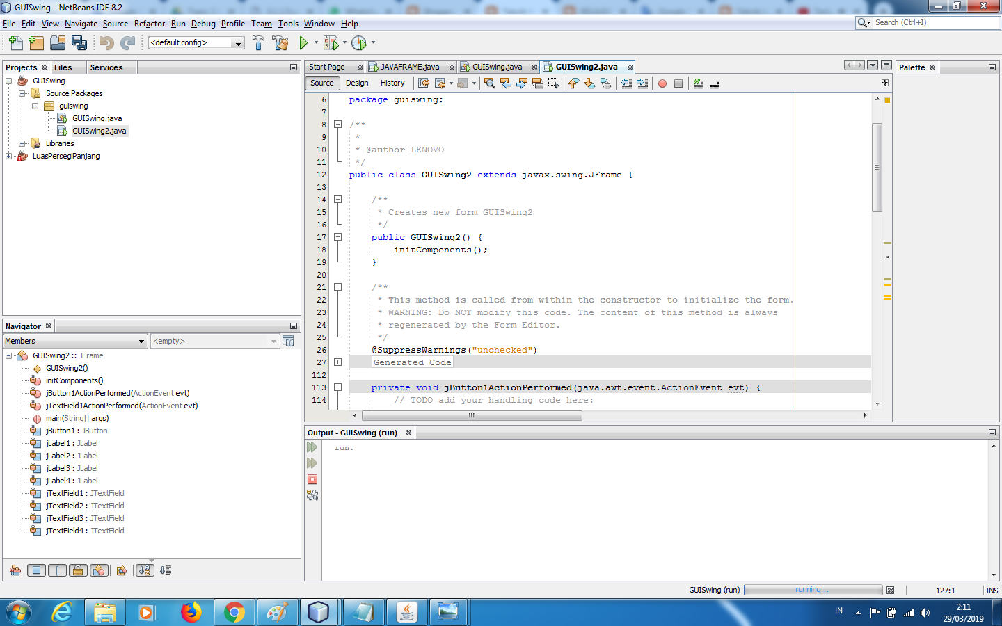 Membuat Program Menghitung Dengan Java - GUI SWING
