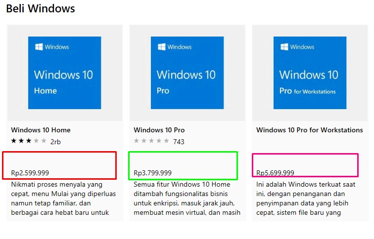 Berita ttg Harga Windows 10 Original Aktual