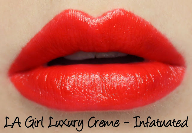 LA Girl Luxury Creme - Infatuated swatches & review