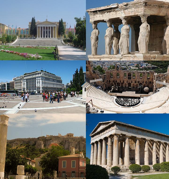 Top sightseeing attractions in Athens, Greece