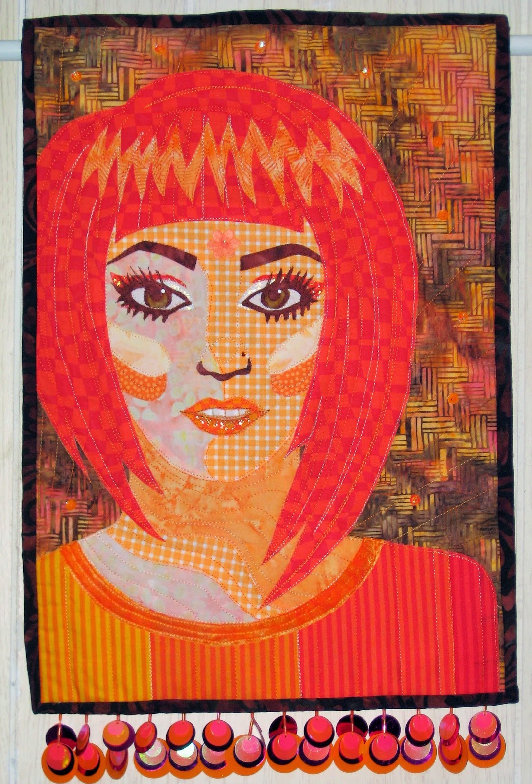 Artsy Chick Quilts Art Quilts Around the World Monochromatic