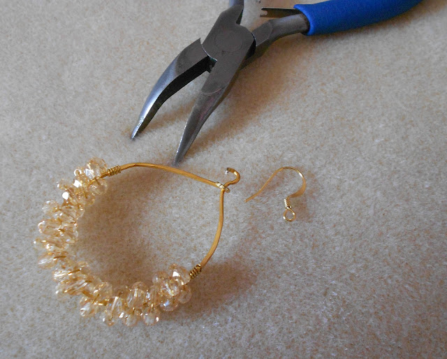 Anthropologie KnockOff Earring Tutorial My Girlish Whims