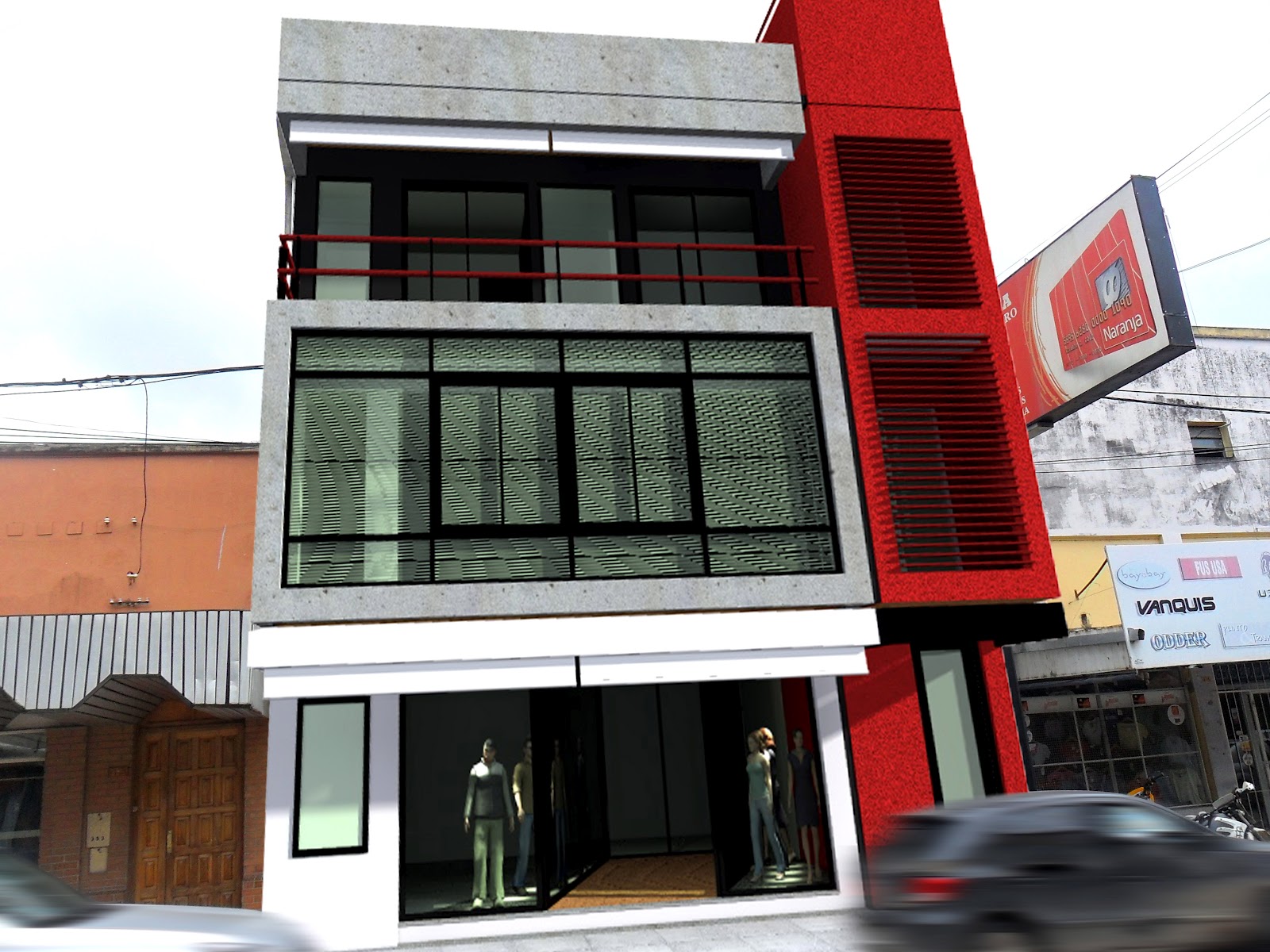 Ñiu Arquitectura y Diseño: Diseño Express ÑiuArq: Fachada - Edificio