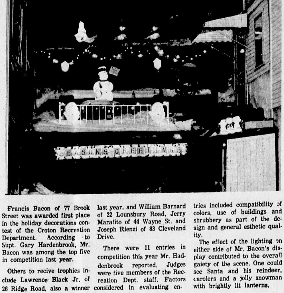 EverythingCroton A LOOK BACK JANUARY 1970 IN CROTONONHUDSON