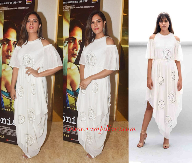 Richa Chadha wearing Urvashi Joneja & Eurumme