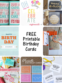 Musings of an Average Mom: Free Printable Birthday Cards