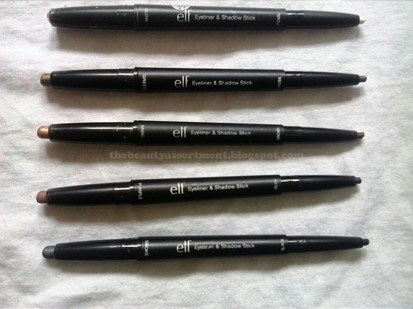 The Beauty Assortment E.L.F. Eyeliner and Shadow Stick Review