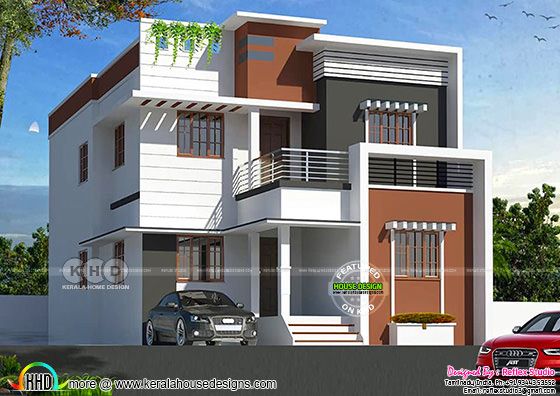 Modern home design by Reflex studio from Tamilnadu Modern home design by Reflex studio from Tamilnadu