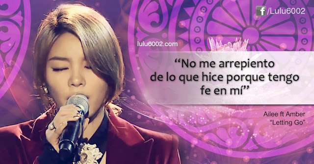 ailee ft amber letting go frases kpop