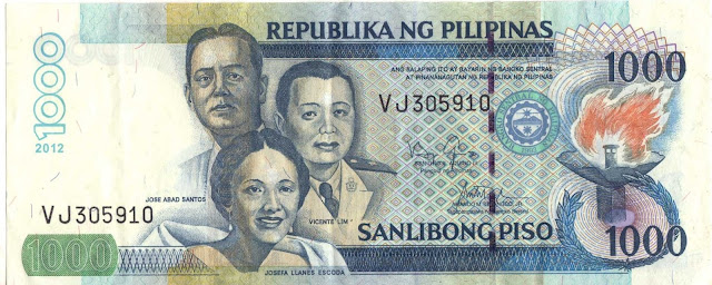 1,000 peso bill, New Design Series banknotes, Philippine peso