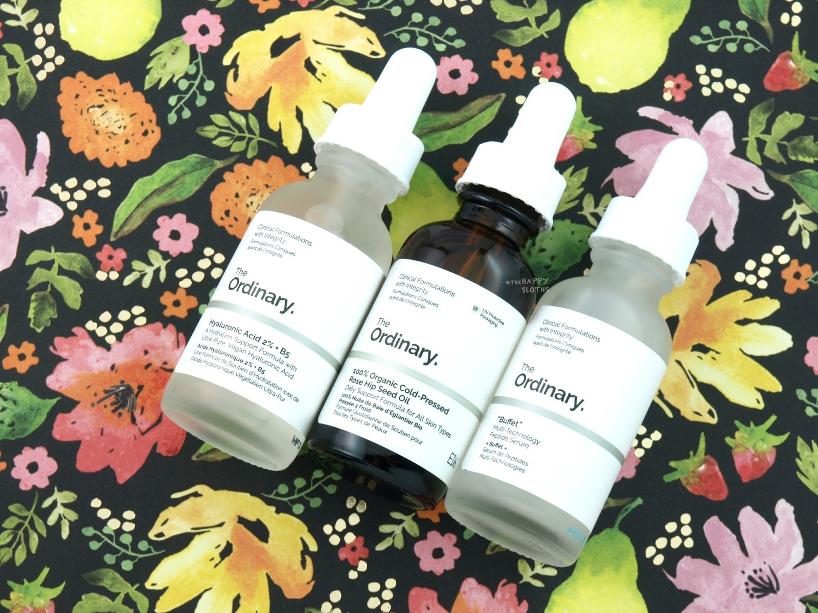 DECIEM The Ordinary Hyaluronic Acid 2 + B5, "Buffet" & Rose Hip Seed