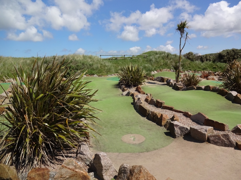The Ham and Egger Files Mini Golf at Les Mielles in Jersey
