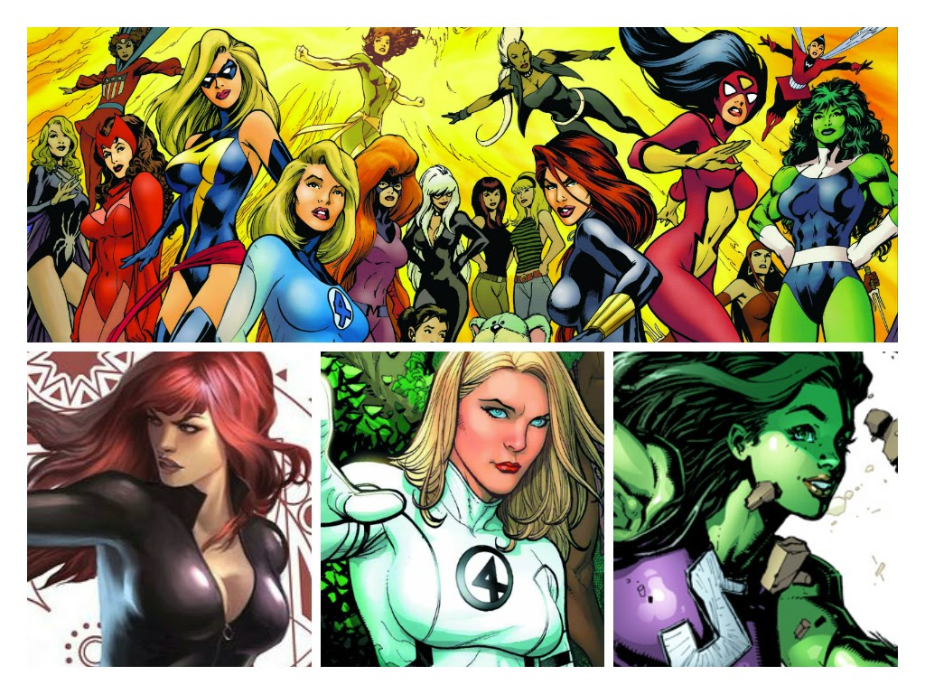 Hare Opmærksom lærred Fierce Divas & Femmes Fatales: Top 10: Greatest Women of Marvel Comics
