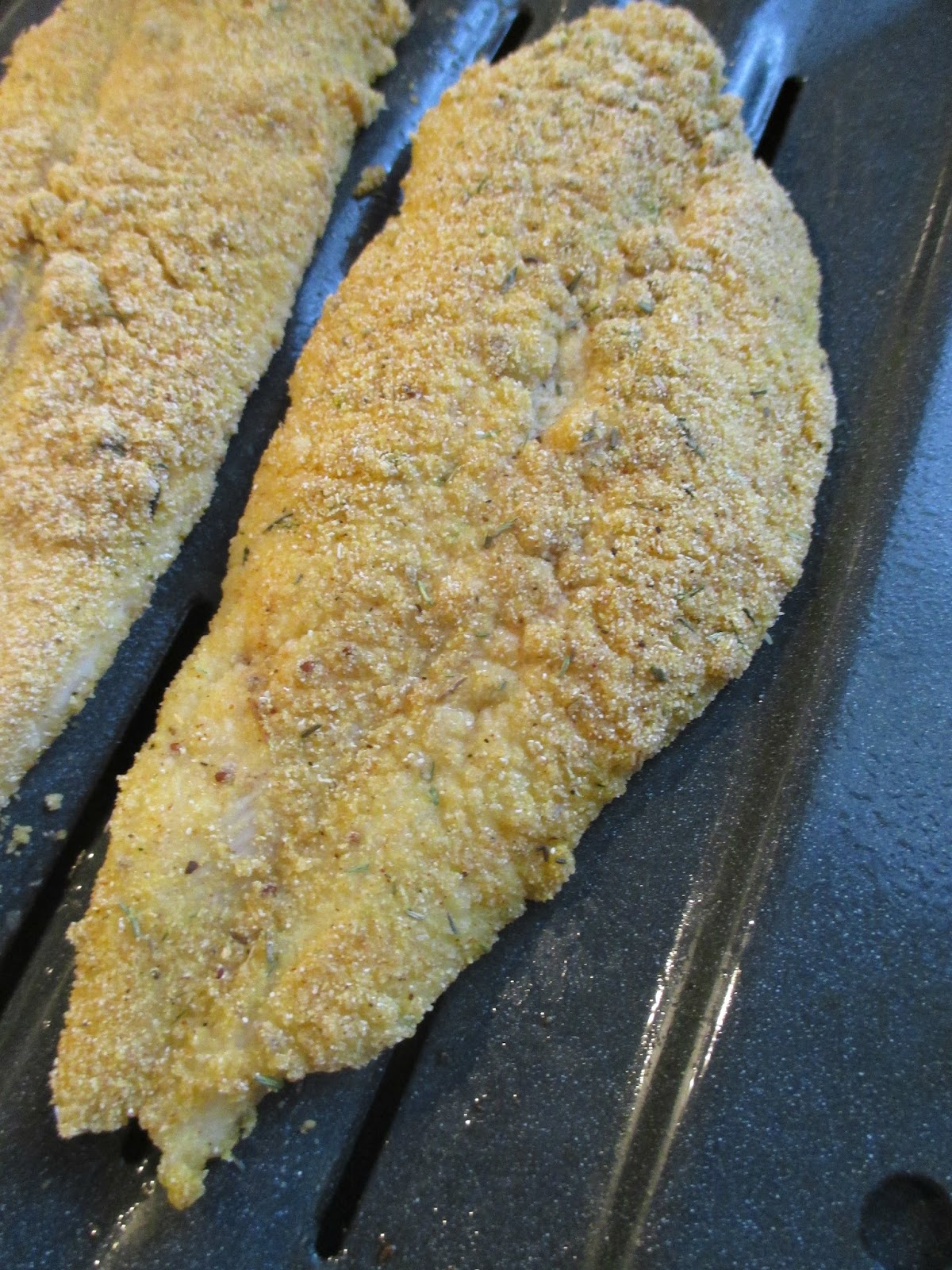 Just my Stuff Crispy Cornmeal Fish Fillets