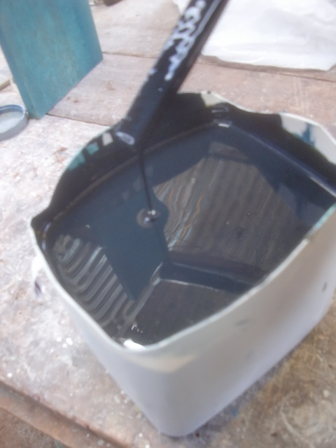 Decoraciones Manualidades En Madera: Pintado De Mueble Rustico Color Azul