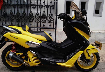 Modifikasi Nmax Warna Kuning
