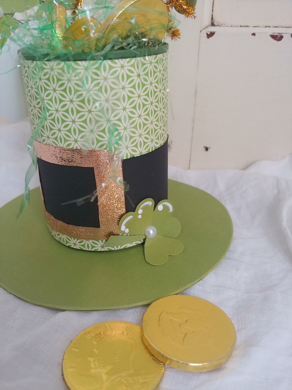 Upcycled Tin Can St. Patrick's Day Hat