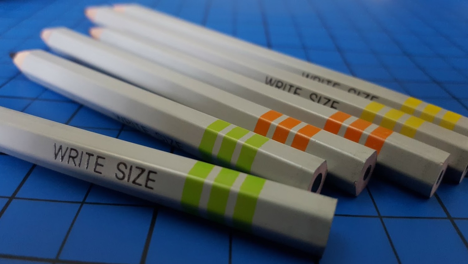 The Brick Castle Write Size Pencils the right size for children's hands.