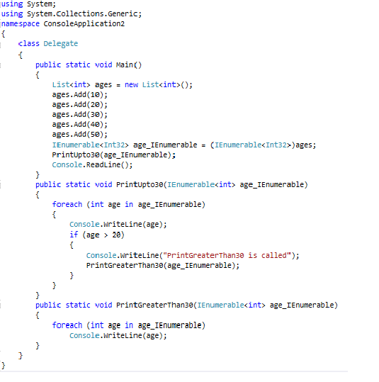 Dotnet Interview Questions: IEnumerable and IEnumerator in C# with example