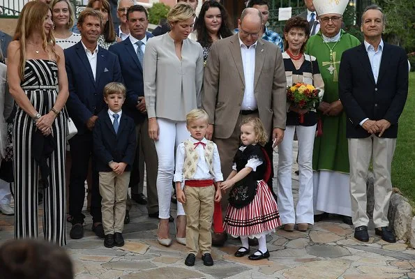 Prince Albert, Princess Charlene, Crown Prince Jacques and Princess Gabriella attended the traditional Monaco's picnic