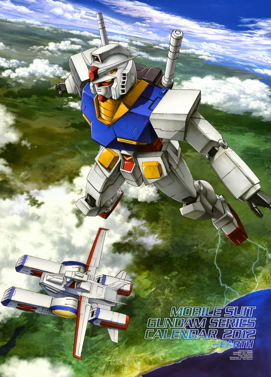 Archive Scans: Mobile Suit Gundam Calendar 2012