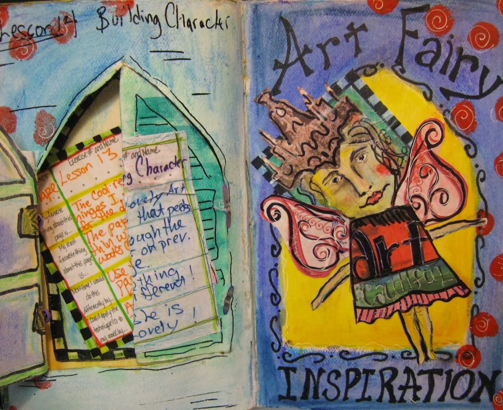 Art Fairy Inspiration Art Journal Page