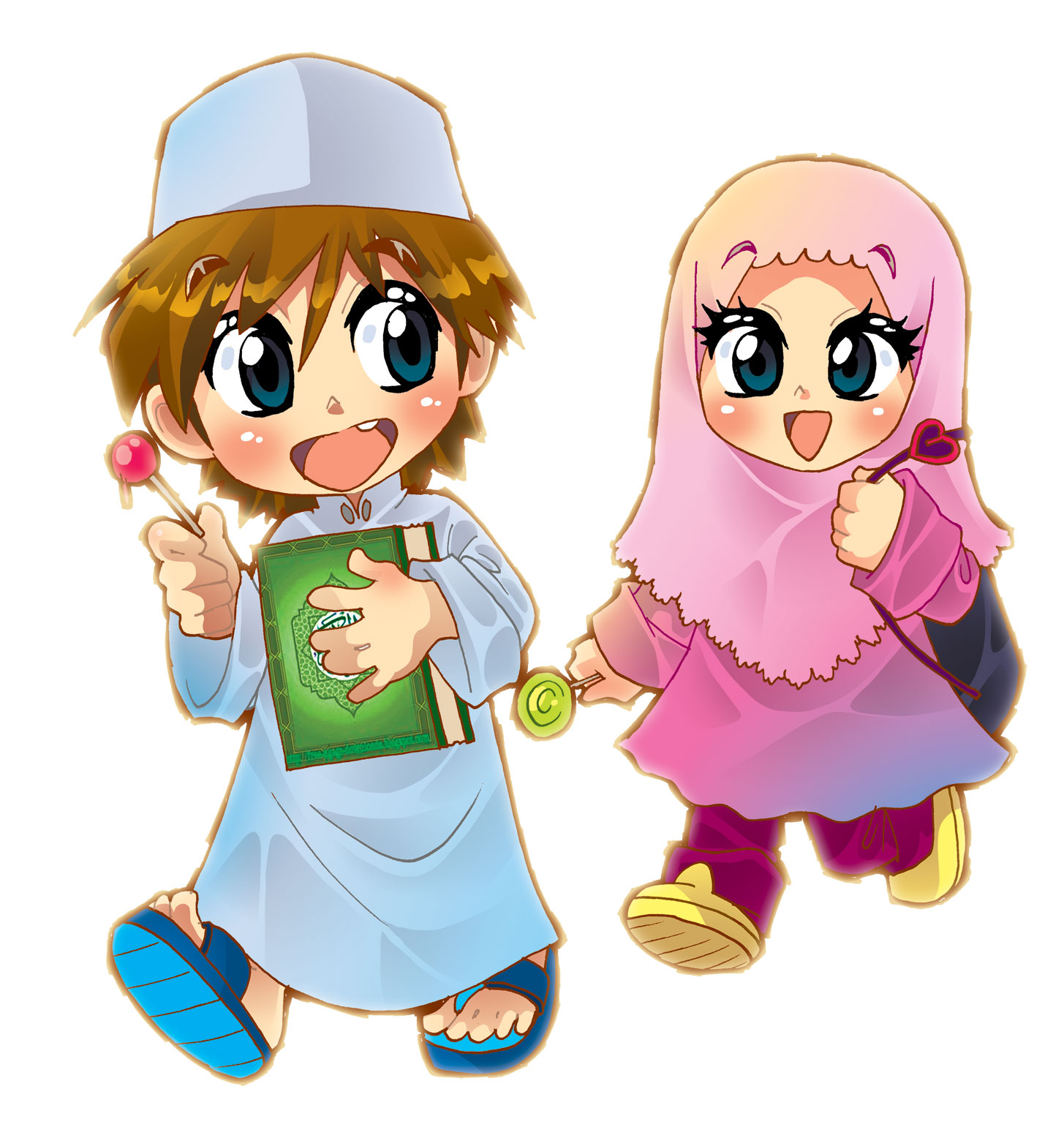 50 Gambar Kartun Anak Hijab Pics Blog Garuda Cyber