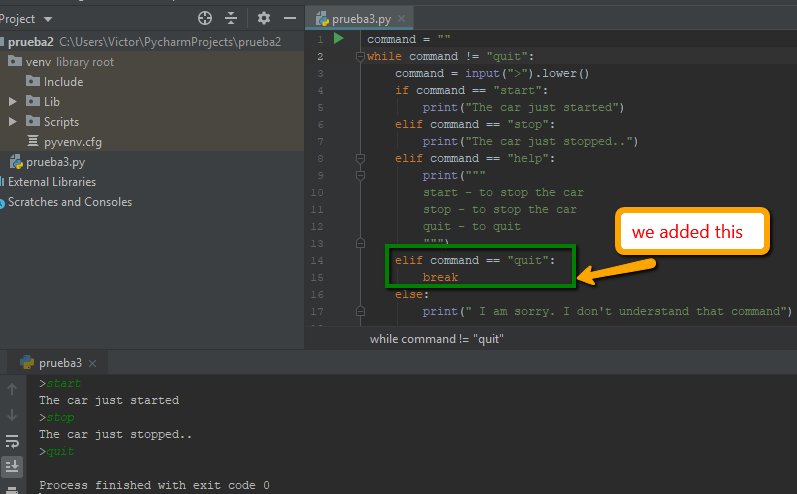 While loops - American Python