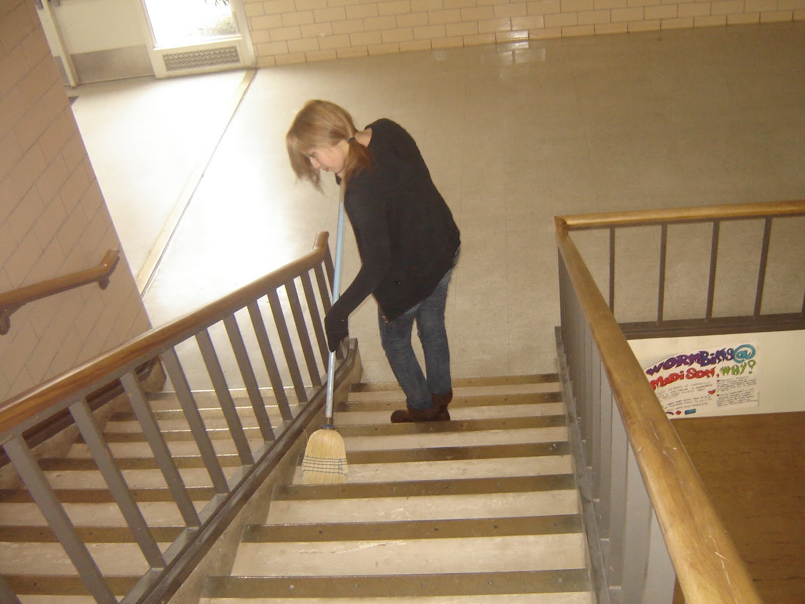 Action Project Clean Stairs