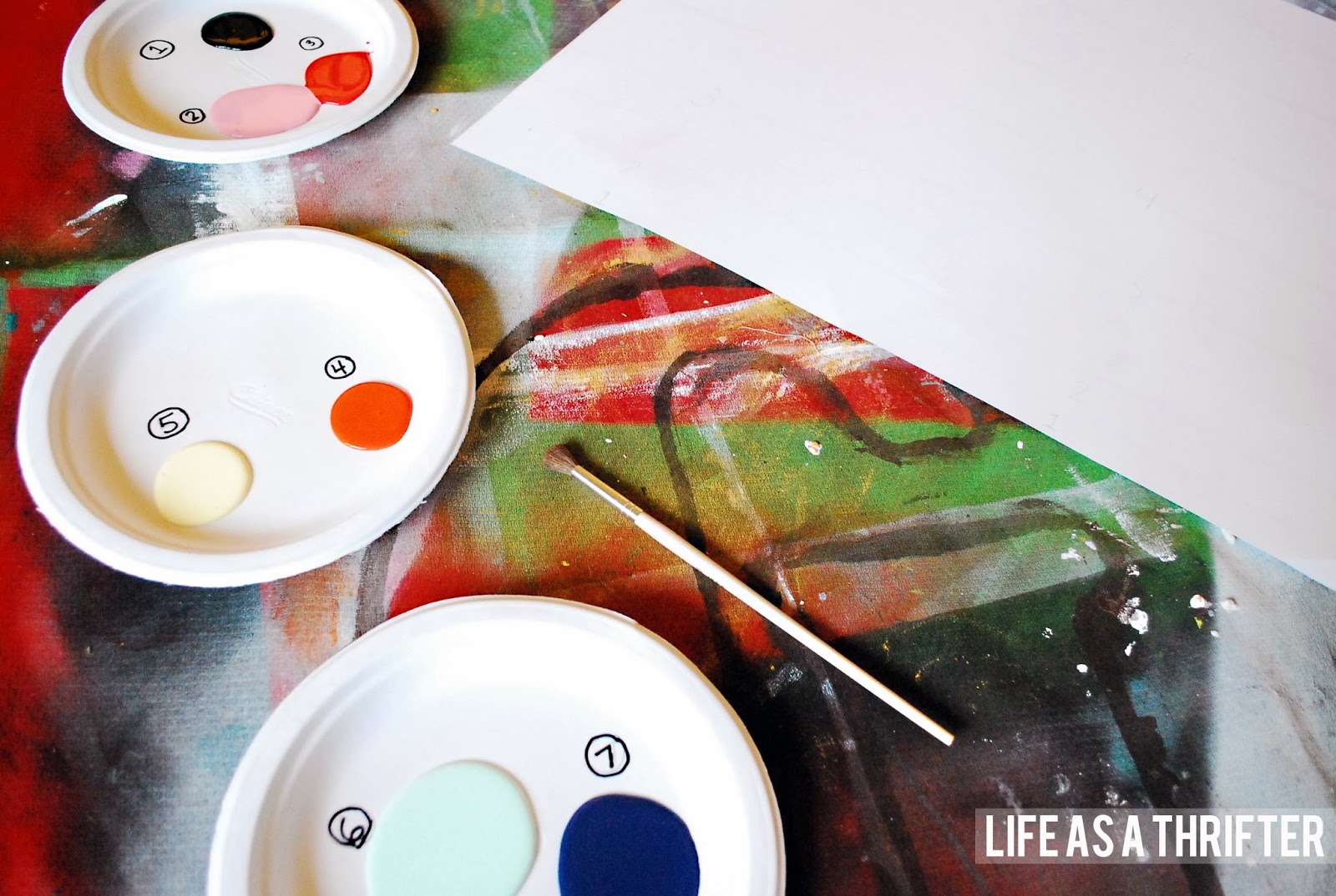 Life as a Thrifter Paint By Numbers Nativity