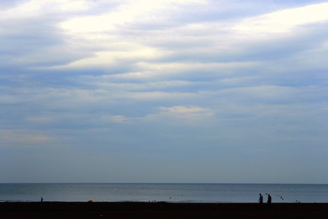 The beach in Deauville