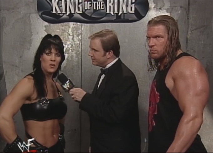 Out in the back, Kevin Kelly asked Chyna how it felt to be the first woman ...