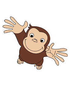 ANIMALS COLORING PAGES: The Curious George Monkey Coloring Pages