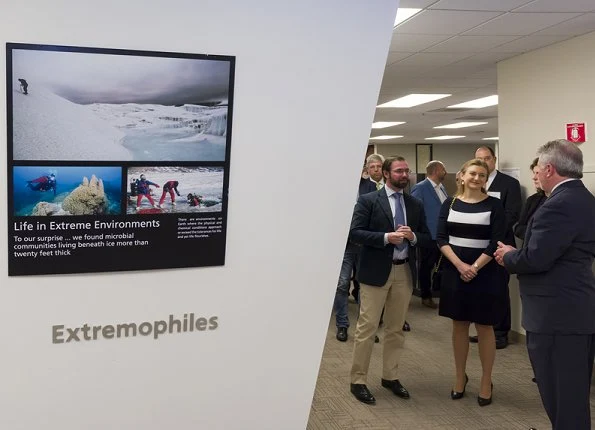 Princess Stéphanie and Prince Guillaume of Luxembourg visited NASA Frontier Development Lab / SETI Institute in Mountain View